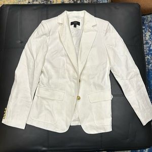 White Blazer with Gold button details